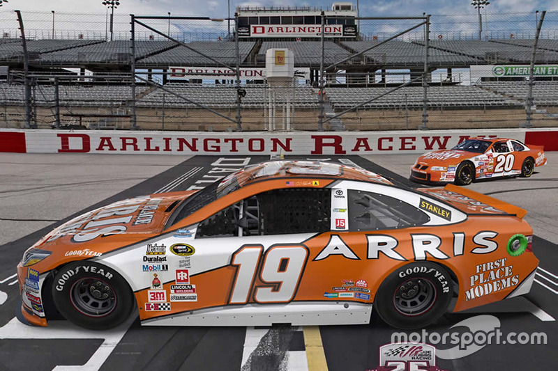 Throwback-Design von Carl Edwards, Joe Gibbs Racing, Toyota