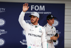 Lewis Hamilton, Mercedes AMG F1 nel parco chiuso delle qualifiche