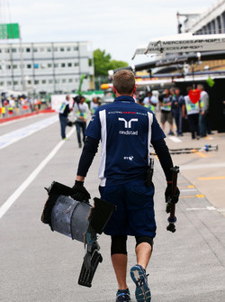 Felipe Massa, Williams FW38, crash