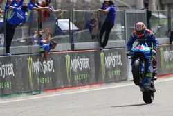 Tercer clasificado Maverick Viñales, Team Suzuki MotoGP