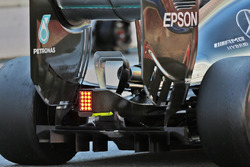 L'arrière de la Mercedes AMG F1 W07 Hybrid