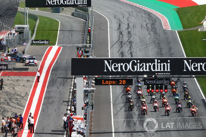 Acción en la largada