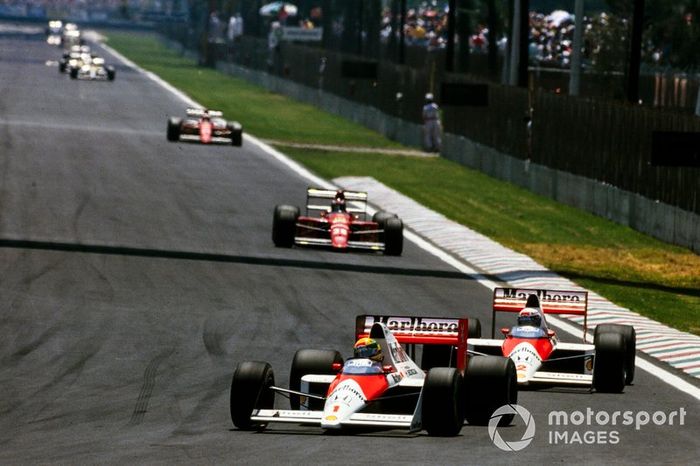 45. Ayrton Senna - McLaren MP4/5-Honda - GP do México de 1989