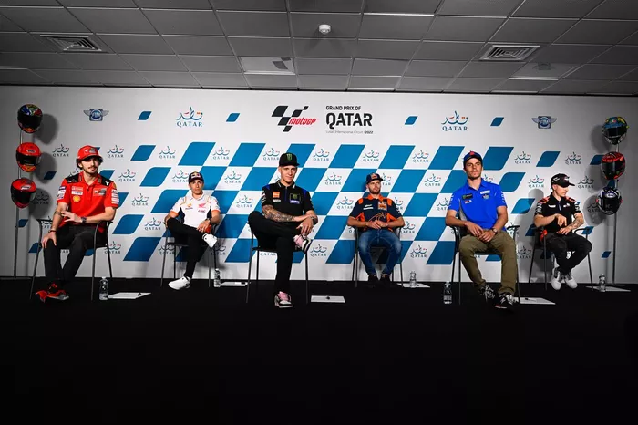 Francesco Bagnaia, Ducati Team, Marc Marquez, Repsol Honda Team, Fabio Quartararo, Yamaha Factory Racing, Brad Binder, Red Bull KTM Factory Racing, Joan Mir, Team Suzuki MotoGP, Maverick Vinales, Aprilia Racing Team