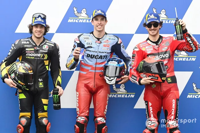 Marco Bezzecchi, VR46 Racing Team, Alex Marquez, Gresini Racing, Francesco Bagnaia, Ducati Team
