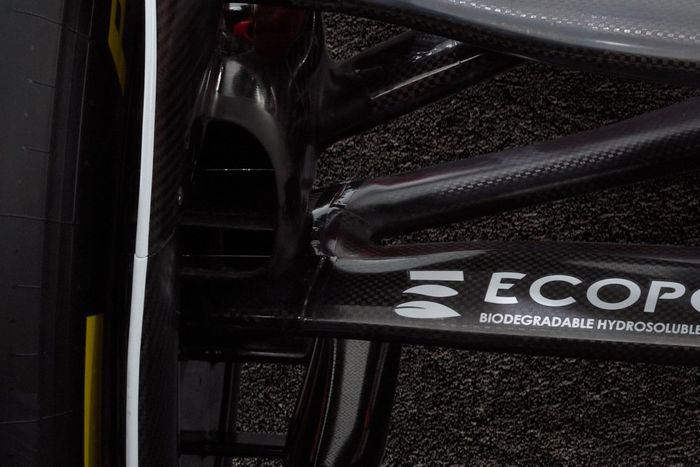 Ferrari SF-23. detalle suspensión