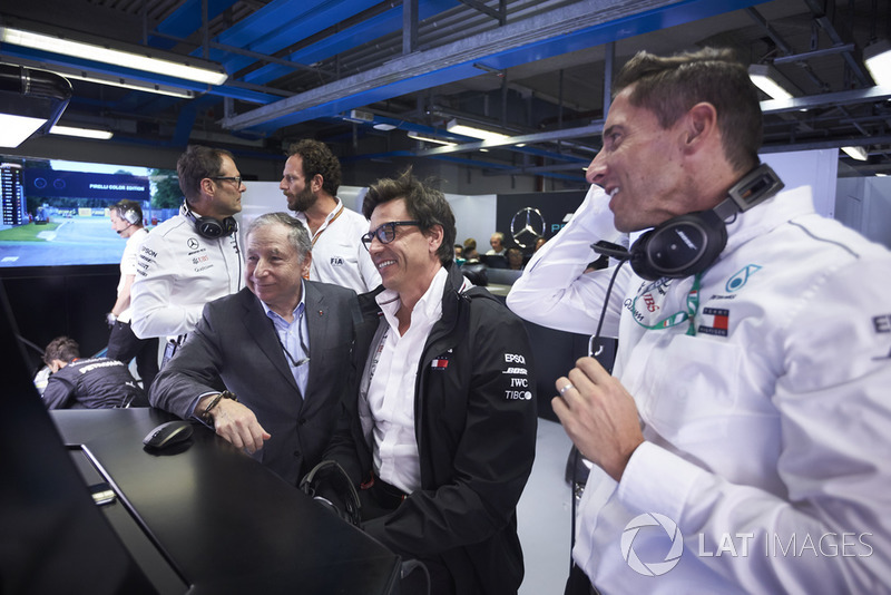 Jean Todt, Presiden FIA, Toto Wolff, Mercedes AMG