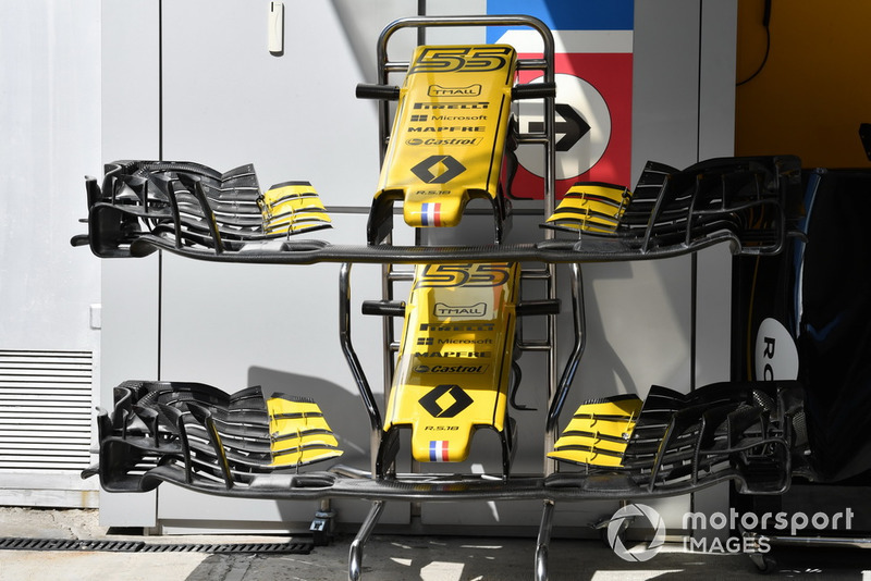 Renault Sport F1 Team R.S. 18 nose and front wings
