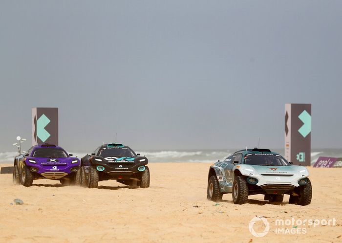 Jutta Kleinschmidt/Mattias Ekstrom, ABT CUPRA XE Molly Taylor, Johan Kristoffersson, Rosberg X Racing Cristina Gutiérrez, Sebastien Loeb, X44 