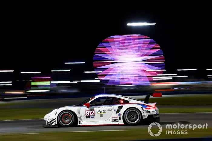 #912 Porsche GT Team Porsche 911 RSR, GTLM: Mathieu Jaminet, Earl Bamber, Laurens Vanthoor