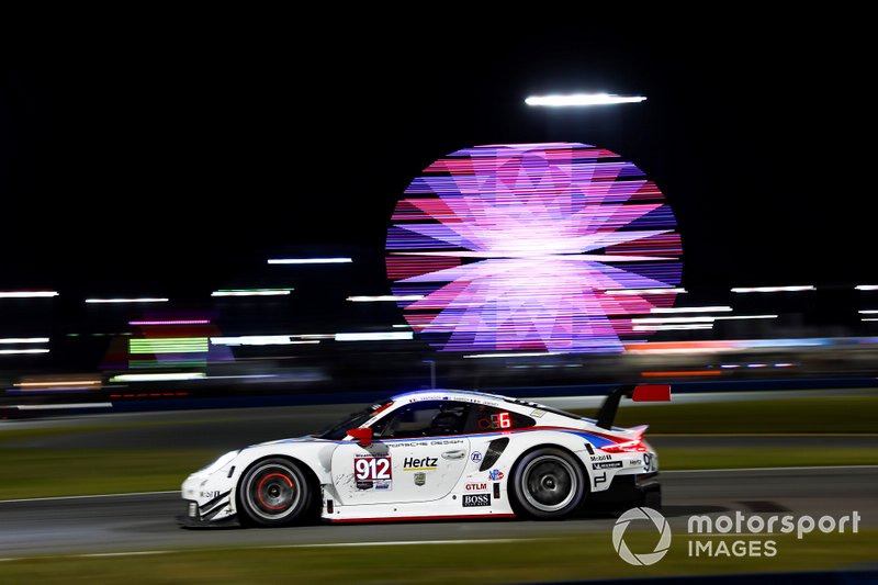 #912 Porsche GT Team Porsche 911 RSR, GTLM: Mathieu Jaminet, Earl Bamber, Laurens Vanthoor