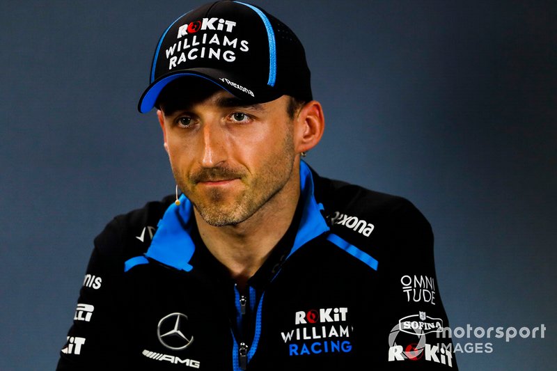 Robert Kubica, Williams Racing, durante la conferenza stampa