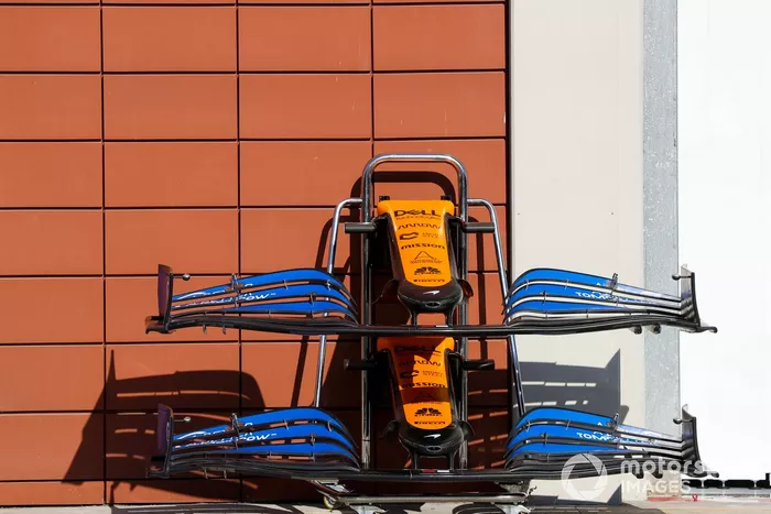 Alerón delantero del McLaren MCL35