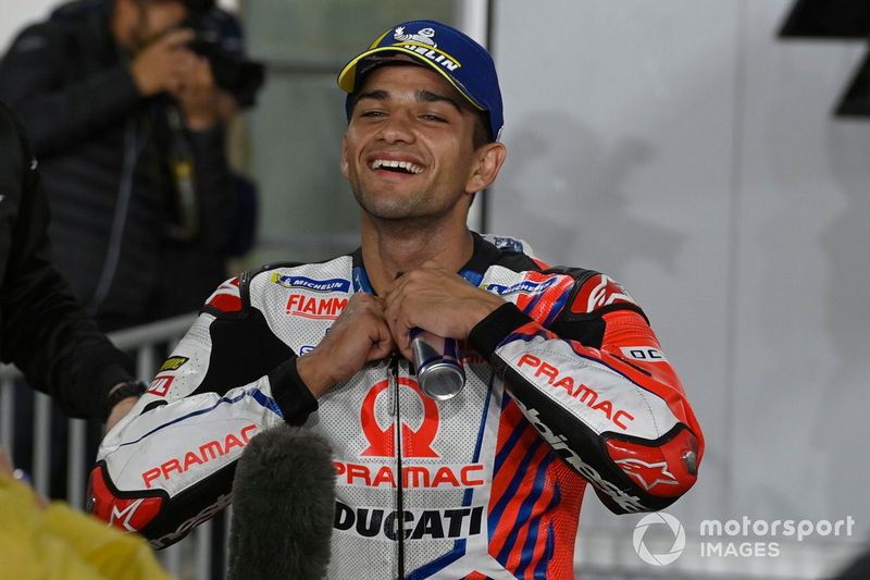 Ganador de la pole Jorge Martin, Pramac Racing parc ferme