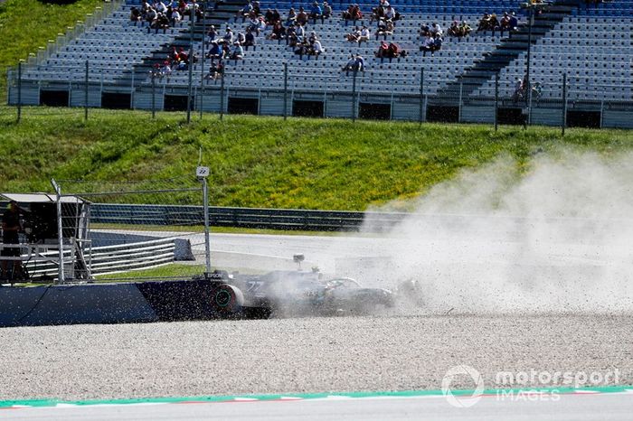 El coche de Valtteri Bottas, Mercedes AMG W10