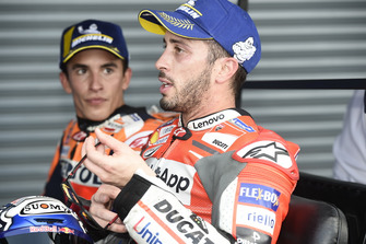 1. Marc Marquez, Repsol Honda Team, 2. Andrea Dovizioso, Ducati Team