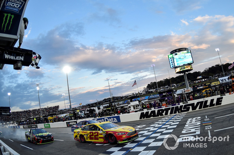 10. Joey Logano vs. Martin Truex Jr. - 0.107