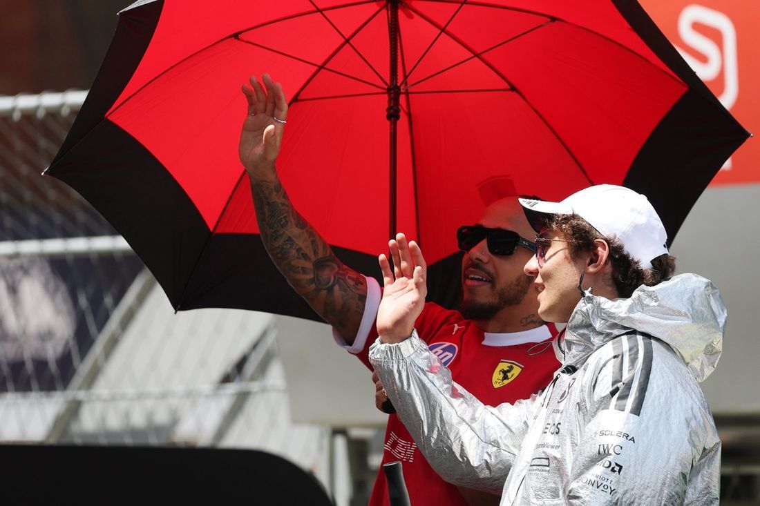 Lewis Hamilton, Ferrari, Andrea Kimi Antonelli, Mercedes