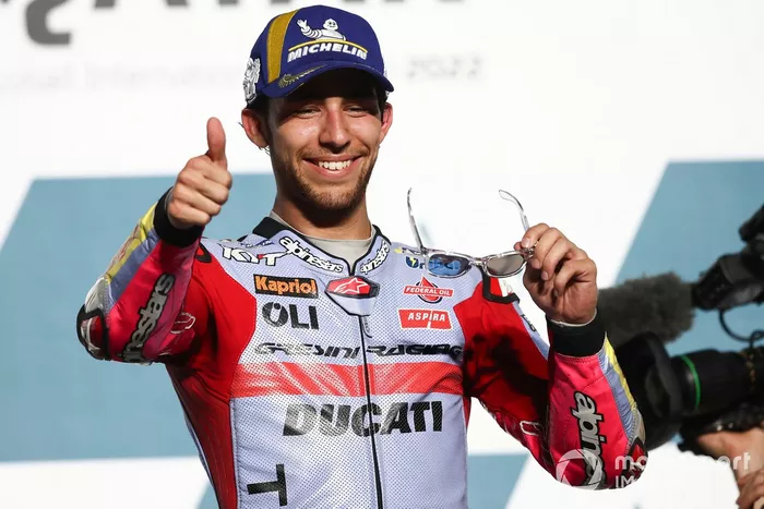 Podio: Ganador de la carrera Enea Bastianini, Gresini Racing