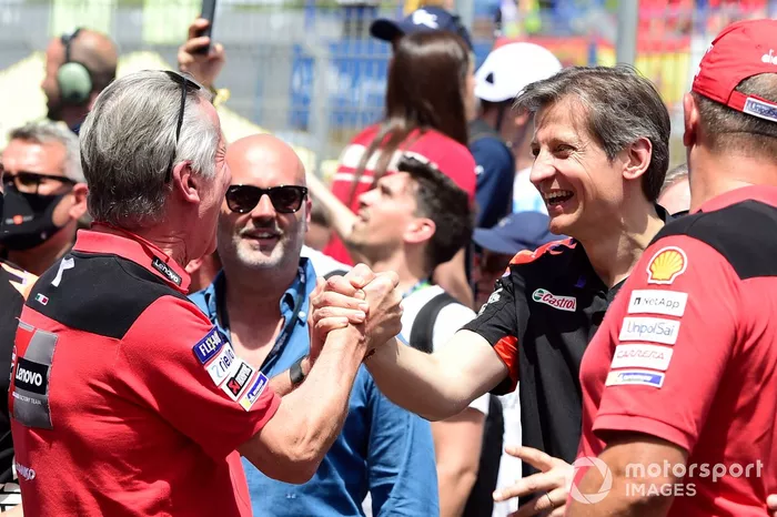 Miembros del equipo Ducati 