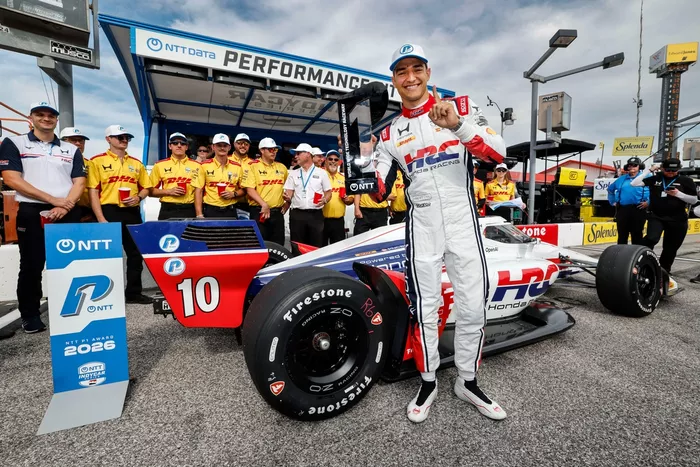 Alex Palou pole, Chip Ganassi Racing Honda