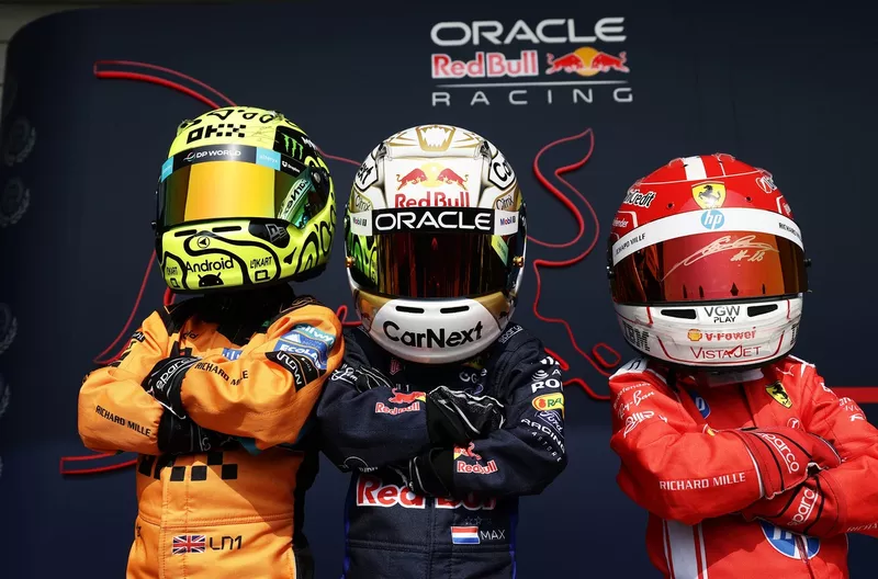 Les fans de Charles Leclerc, Ferrari, Lando Norris, McLaren, Max Verstappen, Red Bull Racing
