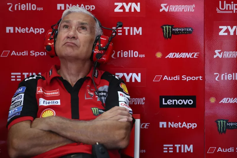Davide Tardozzi, directeur de l'équipe Lenovo Ducati