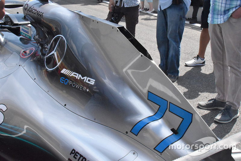 Капот двигателя Mercedes F1 W09