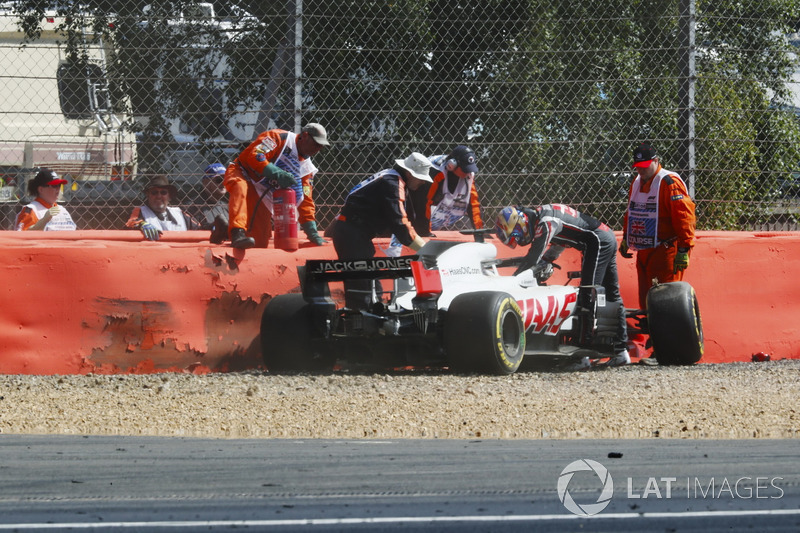 Gran Bretaña - Romain Grosjean (Libres 1)