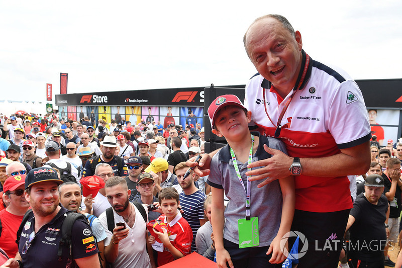 Frederic Vasseur, Sauber, Team Principal y fans
