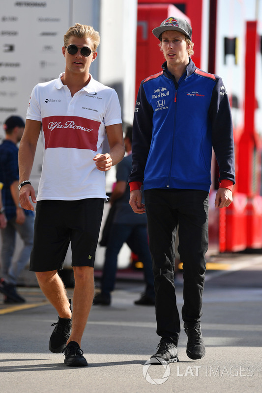 Marcus Ericsson, Sauber y Brendon Hartley, Scuderia Toro Rosso