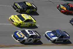 Chase Elliott, Hendrick Motorsports, Chevrolet Camaro NAPA Auto Parts Ryan Blaney, Team Penske, Ford Fusion Menards/Richmond Jimmie Johnson, Hendrick Motorsports, Chevrolet Camaro Lowe's for Pros Alex Bowman, Hendrick Motorsports, Chevrolet Camaro Nationwide