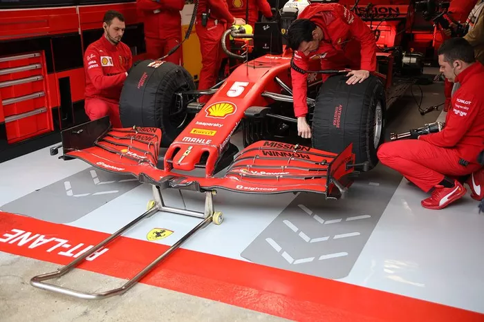 Alerón delantero del Ferrari SF1000