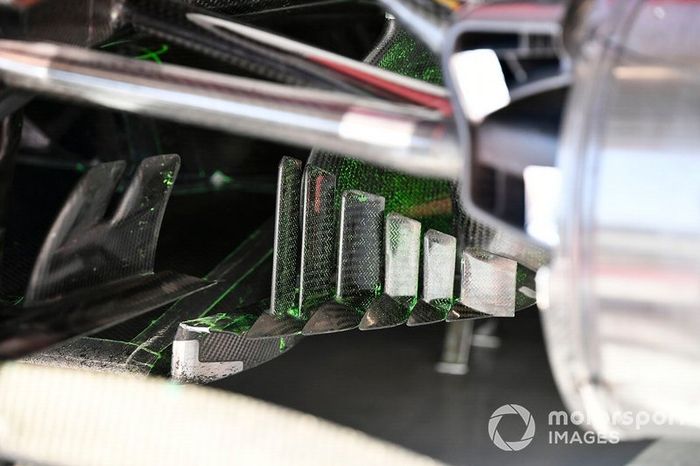 Detalle aerodinámico del Alfa Romeo Racing C39 