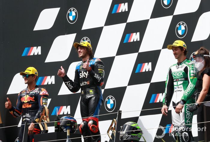 Jorge Martin, Red Bull KTM Ajo Marco Bezzecchi, Sky Racing Team VR46  Remy Gardner, SAG Racing Team