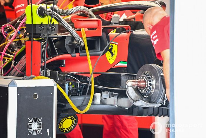 Detalle técnico del Ferrari SF1000