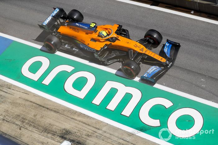 Lando Norris, McLaren MCL35 