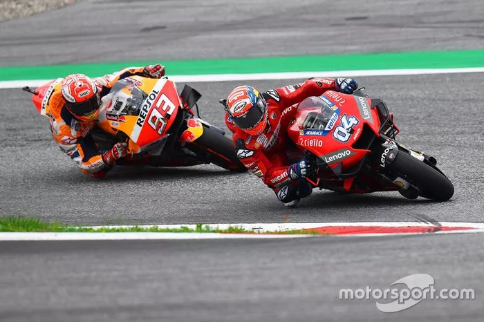 Andrea Dovizioso, Ducati Team, Marc Marquez, Repsol Honda Team