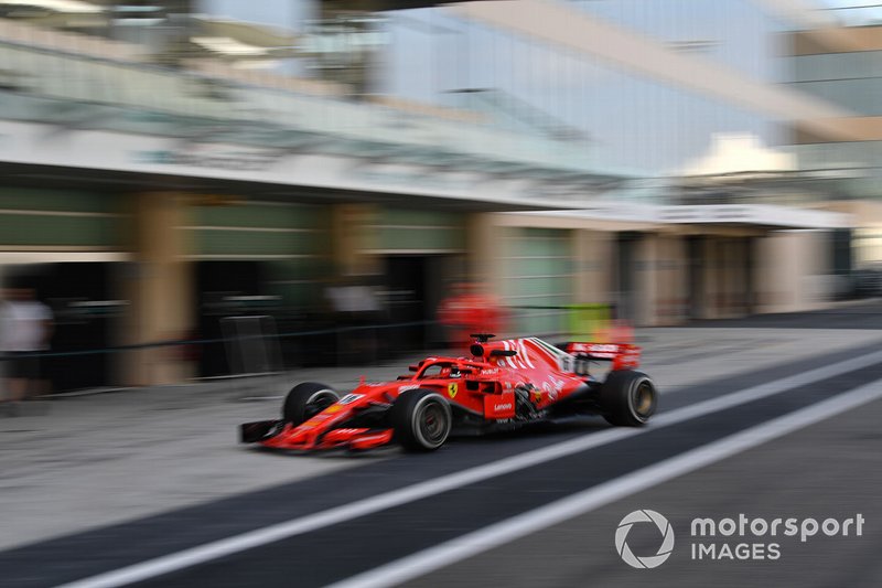 Charles Leclerc, Ferrari SF71H avec un morceau manquant sur la carrosserie