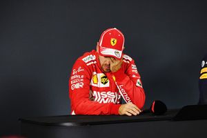 Sebastian Vettel, Ferrari en conferencia de prensa