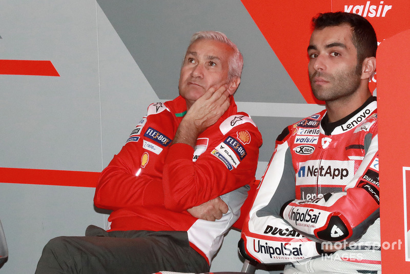 Давіде Тардоцці, керівник команди , Даніло Петруччі, Ducati Team