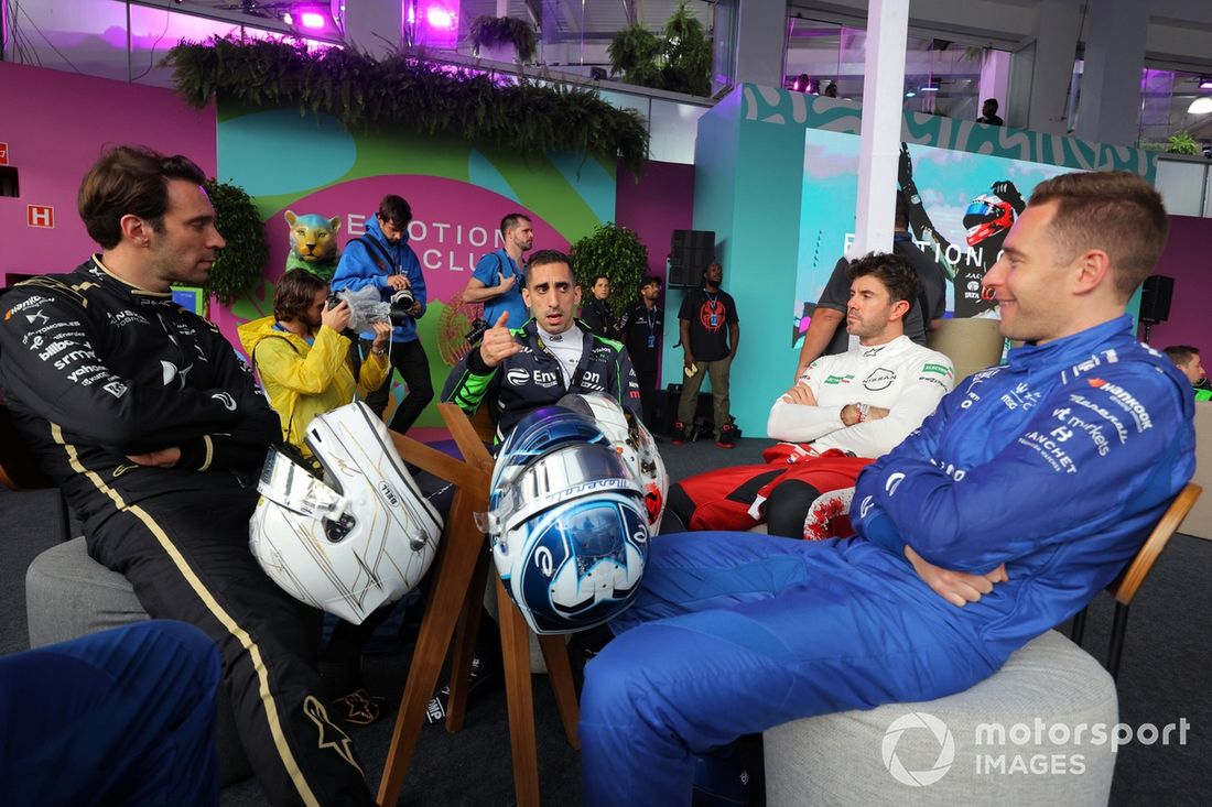 Jean-Eric Vergne , DS Penske, Sebastien Buemi , Envision Racing, Norman Nato , Nissan Formula E Team, Stoffel Vandoorne de Bélgica, Maserati MSG Racing hablar
