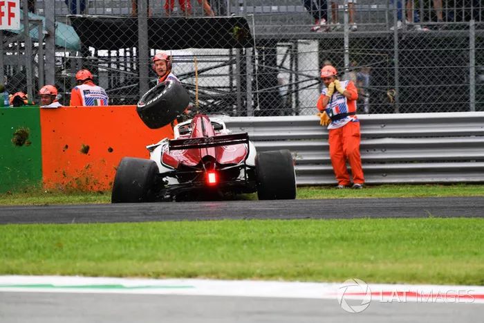 El accidente de Marcus Ericsson, Sauber C37