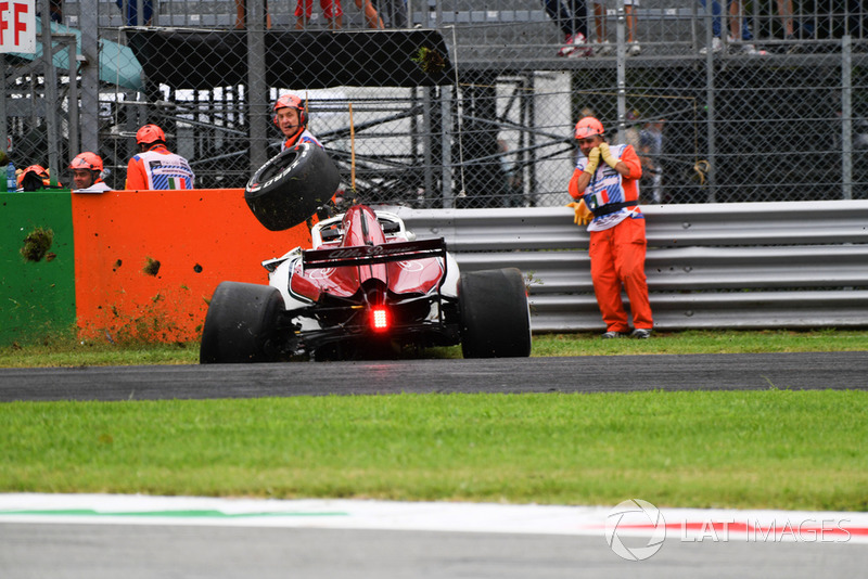 Marcus Ericsson, Sauber C37 kazası
