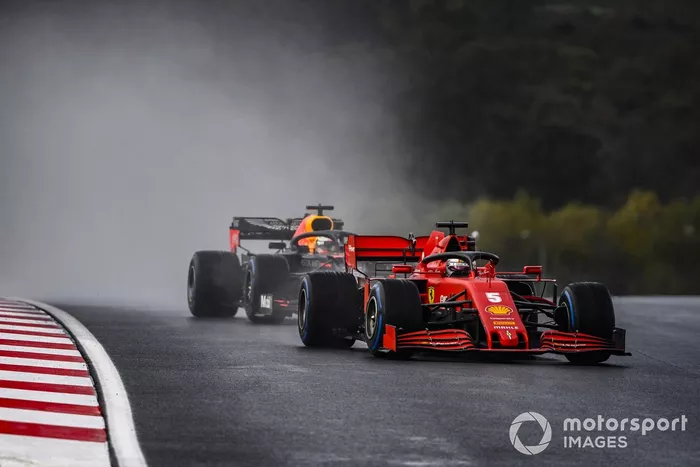 Sebastian Vettel, Ferrari SF1000, Max Verstappen, Red Bull Racing RB16