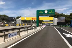 Pitlane track detail