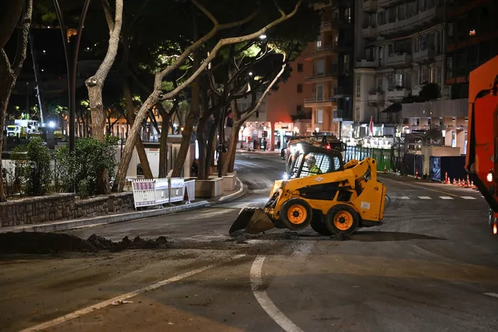 Préparatifs du Grand Prix de Monaco