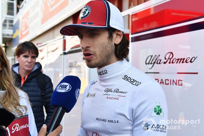 Antonio Giovinazzi, Alfa Romeo Racing parla con i media