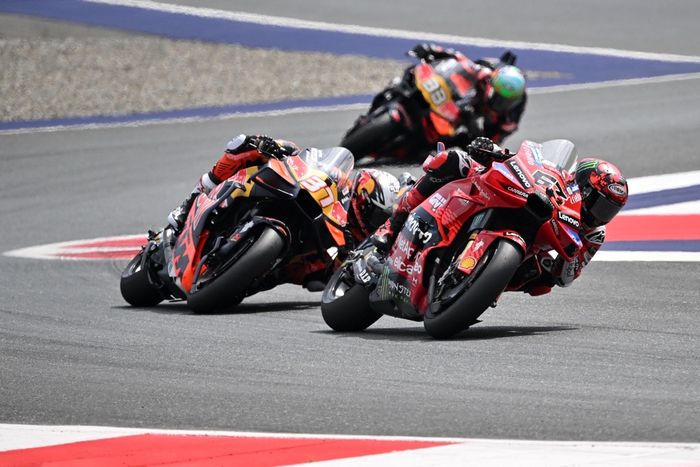 Брэд Биндер, Red Bull KTM Factory Racing, Pedro Acosta, Red Bull KTM Factory Racing, Francesco Bagnaia, Ducati Team
