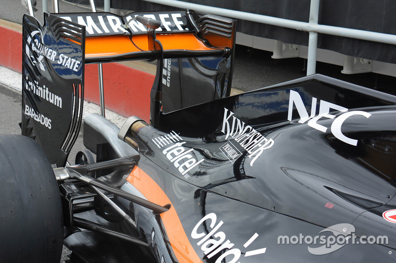 Force India VJM09 rear detail